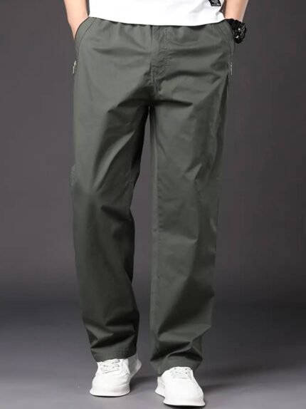 Basic Wide Leg Cargo Pant/3265