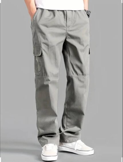 Basic Wide Leg Cargo Pant/3215